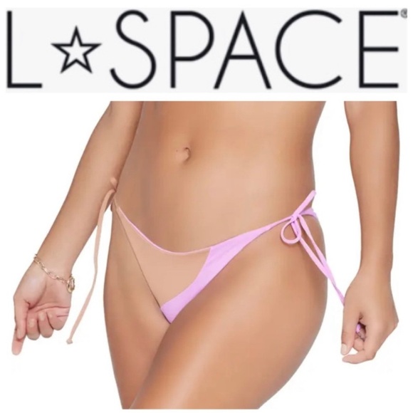 NWT L*Space Dani Classic String Bikini Bottom - Picture 1 of 15